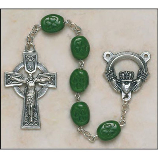 Shamrock Our Lady of Knock Irish Rosary